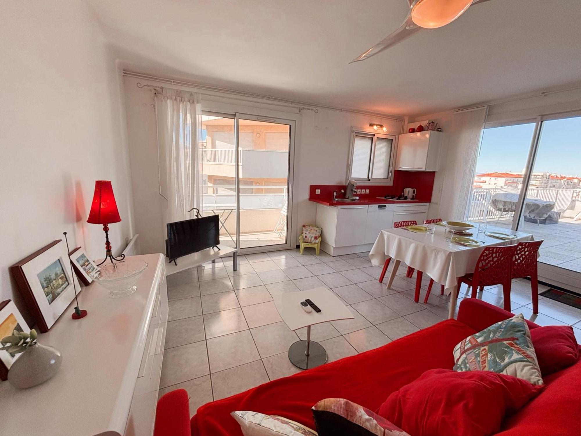 Magnifique Appartement Terrasse -36- 卡内 外观 照片